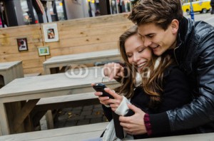 Couple on a bench